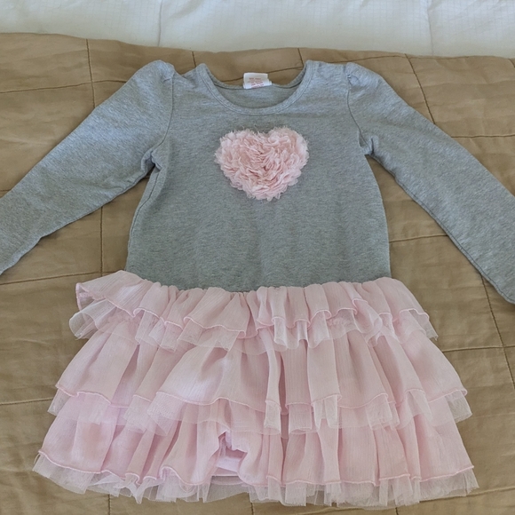 Long sleeve heart tutu dresses - Picture 3 of 5